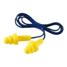 Image of 3M Ear Plugs ULTRAFIT CORDED UF-01-000 Reusable Comfortable Work Sleep SNR 32db