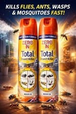 Image of STV Zero In Total Insect Ants Wasp Flies Mosquito Killer Aerosol Spray 300ml UK