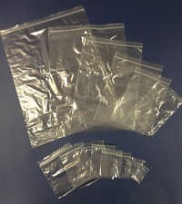 Image of GRIP SEAL RESEALABLE CLEAR POLYTHENE BAGS ALL SIZES FREE 24HR COURIER
