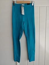 Image of Adidas aeroready Yoga 7/8 Tights in craft blue size Small New with tags BNWT