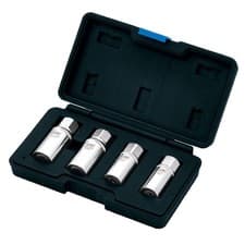 Image of Draper Stud Extractor Set 1/2" or 21mm Drive 4 Piece Size 6, 8, 10, 12mm 55641