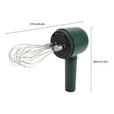 Image of Cordless Electric Hand Mixer With 2 Whisk 1200mAh USB Rechargeable Handheld BAJ