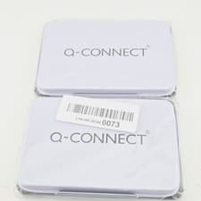Image of Q-Connect Stamp Pads Black Ink 110x70mm Medium Pack of 2