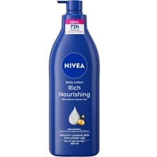Image of NIVEA Rich Nourishing Body Lotion 400ml Rich 72H Hydration for Dry Skin UK