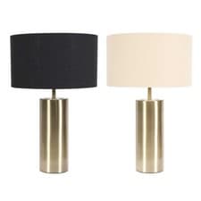 Image of Touch Table Lamp Bedroom Living Room Reading Lamp Metallic Inner Lampshades