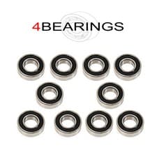 Image of BEARING PACK OF 10 6000-6012 2RS RUBBER SEALED DEEP GROOVE BALL BEARING
