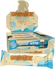 Image of Grenade High Protein, Low Sugar Bar - White Chocolate Cookie, 12 x 60 g