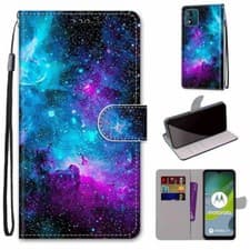 Image of Phone Case For Motorola Moto E20 E30 E40 G13 G23 G14 E13 PU Leather Flip Cover