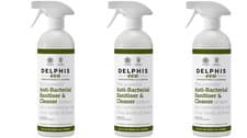 Image of DELPHIS ECO ANTI-BACTERIAL SANITISER & CLEANER 3 X 700ML - PROFFESIONAL CLEANING