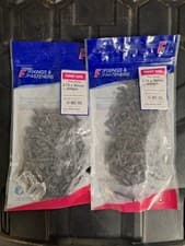 Image of Forgefix Twist Nails Sheradised 30Mm Bag Weight 500G X 2 Bags FREE UK P&P 🇬🇧