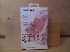 Image of Tech21 Apple iPhone 7/8/SE 2020/SE 2022 EVO Check Evoke Edition case - Pink/Red