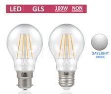 Image of LED Filament Vintage Screw E27 100w Bayonet B22 60w 40w Warm Edison Light Bulbs
