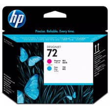 Image of Genuine HP 72 Magenta & Cyan Printhead C9383A | FAST FREE DELIVERY