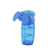 Image of Mini Fan Soft Blade Cool Air Hand Held Battery Operated Travel Cooler Portable