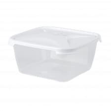 Image of Wham Plastic Food Storage Box Containers Lid Airtight Microwave Safe BPA free