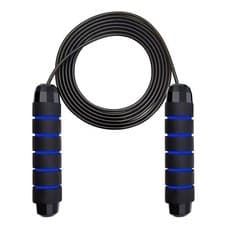 Image of Workout Free Speed Wire Jump Rope with Foam with Ball Bearings Adjustable Tangle