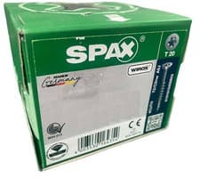 Image of Spax Wirox TStar Countersunk Wood Screws - Multiple sizes, Multi Purpose