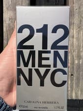 Image of Carolina Herrera 212 Men Eau de Toilette Spray For Him, 50 ml