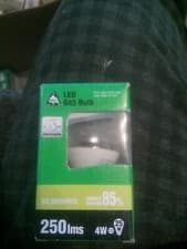 Image of Bell 4w Clear LED Golfball Bulb - Es E27/ 4000K - Cool White (Dimmable)