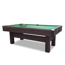 Image of Gamesson Cambridge American Pool Table Brown 7ft All Accessories Included