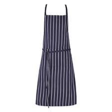 Image of Striped Apron Kitchen Cooking Chef Catering Butcher Bbq Chef Front Pocket Apron
