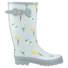 Image of Cotswold Wildflower Womens Waterproof Tall Wellington Boots Wellies Mint