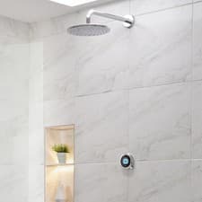 Image of Aqualisa Optic Q Smart Shower - Concealed with Wall Fixed Head (Gravity Pumped)