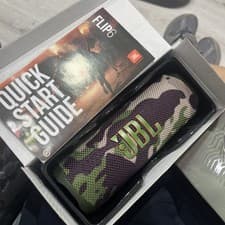 Image of JBL Flip 6 Portable Bluetooth Speaker System Camouflage Pattern-(Camo)