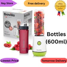 Image of Breville Blend Active Personal Blender & Smoothie Maker | 350W | 2 Portable Blen