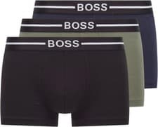 Image of Hugo BOSS mens 3 pack stretch cotton boxer brief trunks underwear pants Large