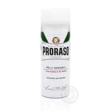 Image of PRORASO Shaving Foam Can White/Sensitive Skin Oatmeal & Green Tea 50ml