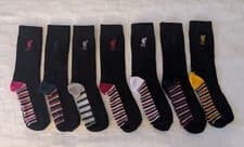 Image of 7 Pairs Of Liverpool FC Crest Multi Coloured Socks 7-11 New With Out Tags