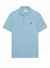 Image of Lyle & Scott Plain Polo Shirt Skipton Blue