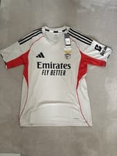 Image of benfica away jersey size M brand new with tags