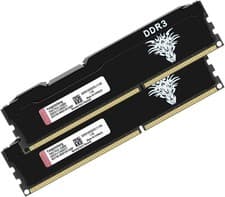 Image of DDR3 16GB Kit (8GBx2) Desktop RAM 1600MHz PC3-12800 UDIMM Non-ECC Unbuffered 1.5