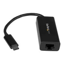 Image of StarTech.com USB 3.1 Type-C Gen1 to RJ45 Gigabit Ethernet network adapter, Thund