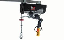 Image of Warrior Winches Electric Hoist 1000kg 240v Gantry Lifting, for Workshop / Garage