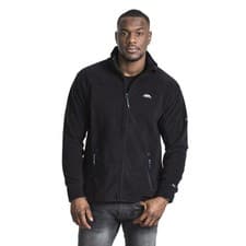 Image of Trespass Mens Fleece Jacket with Full Zip & Pockets Walking Trek Casual Bernal