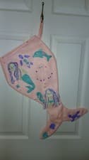 Image of Christmas Stocking. Mermaid Theme Design. Brand New. Handmade