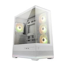 Image of MSI MAG PANO 110R PZ ARGB Tempered Glass Mid Tower Gaming PC Case - White