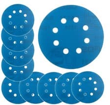 Image of 125mm Wet and Dry Sanding Discs Hook and Loop 5" Sandpaper Pad Film Grit 40-3000