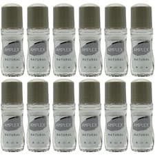 Image of Amplex Natural Anti-Perspirant Roll-On Deodorant 50ml - 12 Pack