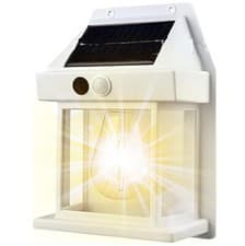 Image of Solar Wall Light Outdoor Garden Lamp with PIR Motion Sensor & Security Lantern
