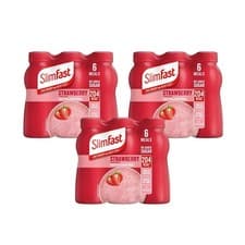 Image of SlimFast Milkshake Multipack Strawberry