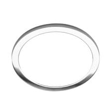 Image of Litecraft Darly Flush Bathroom Ceiling or Wall Light 24W LED - Polished Chrome  