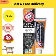 Image of Arm & Hammer Charcoal White Toothpaste 75ML UK