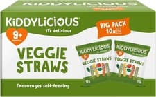 Image of Kiddylicious Veggie Straws Box Delicious Snacks for Kids Suitable for 9 Months