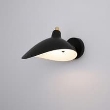 Image of Wall Lamp Matt Black Finish Sconce E12/E14 Holder Bed Reading Light Fixture