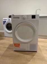 Image of Beko DTLCE80051W Condenser freestanding tumble dryer, 8kg, white.
