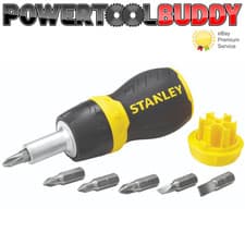 Image of STANLEY 0-66-358 Multi-Bit Magnetic Screwdriver x6 Bits